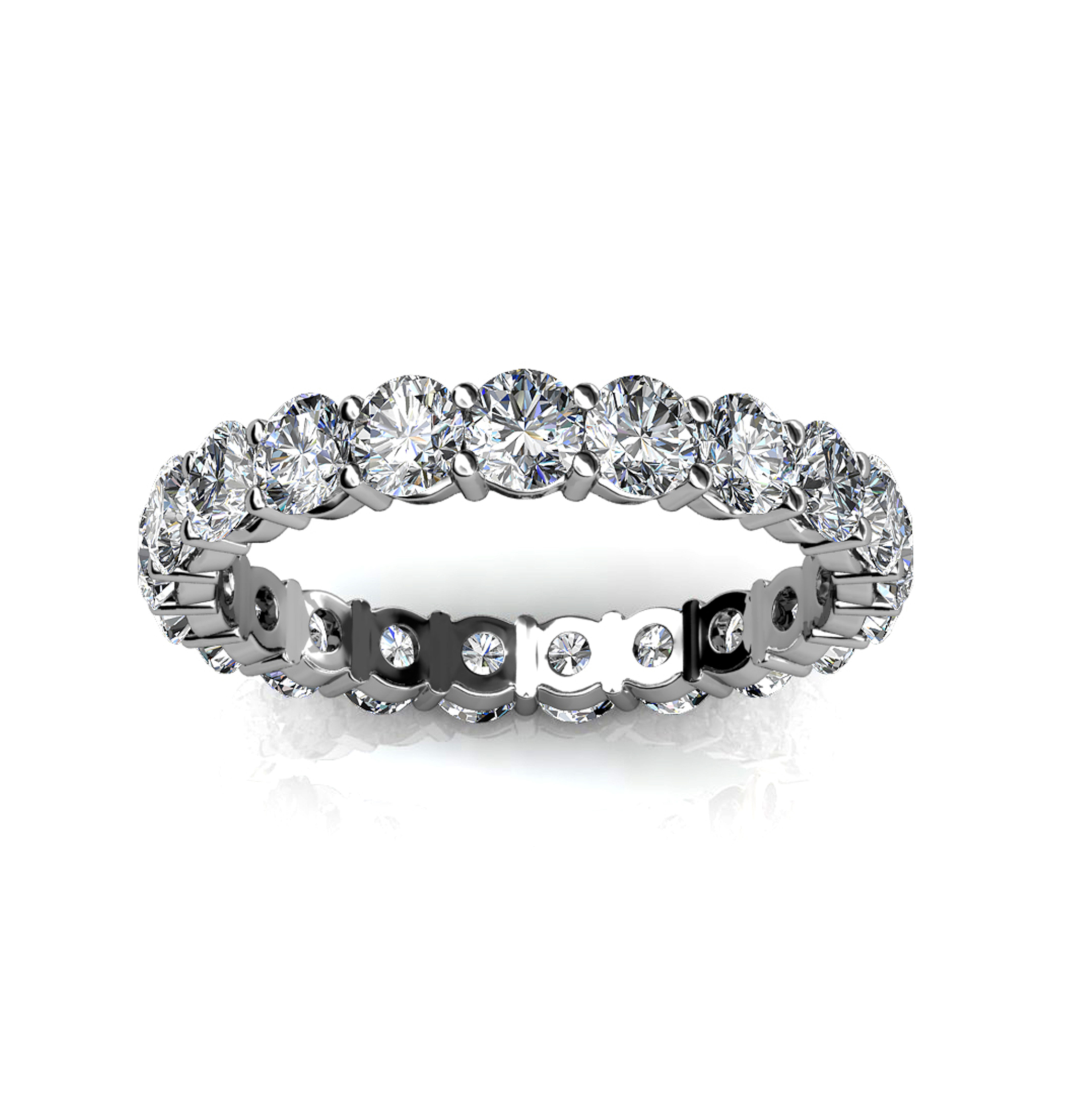 I Want To Hold Your Hand 1.2ct | White Gold Diamond Eternity Ring