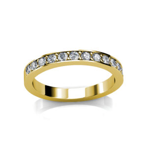 Wedding Ring with Channel Set Diamonds ll