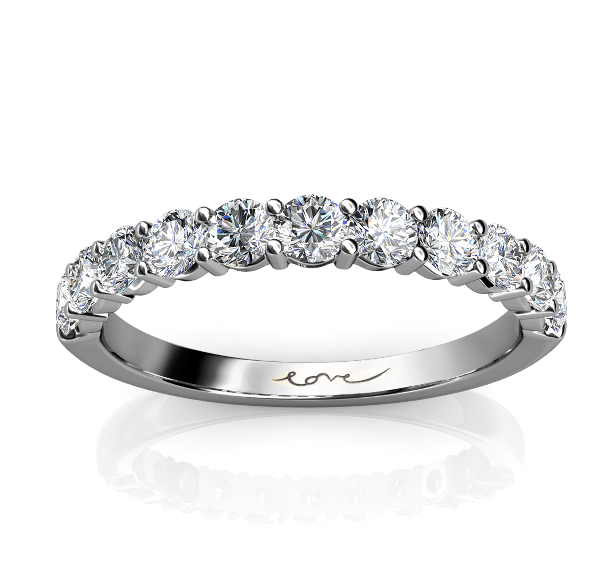 Diamond Wedding Ring I Want To Hold Your Hand 1/2 set
