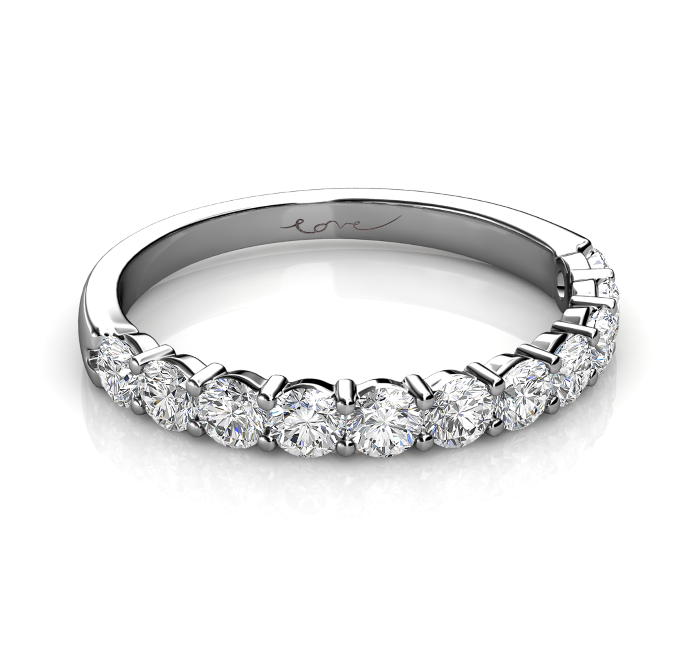 Diamond Wedding Ring I Want To Hold Your Hand 1/2 set ...