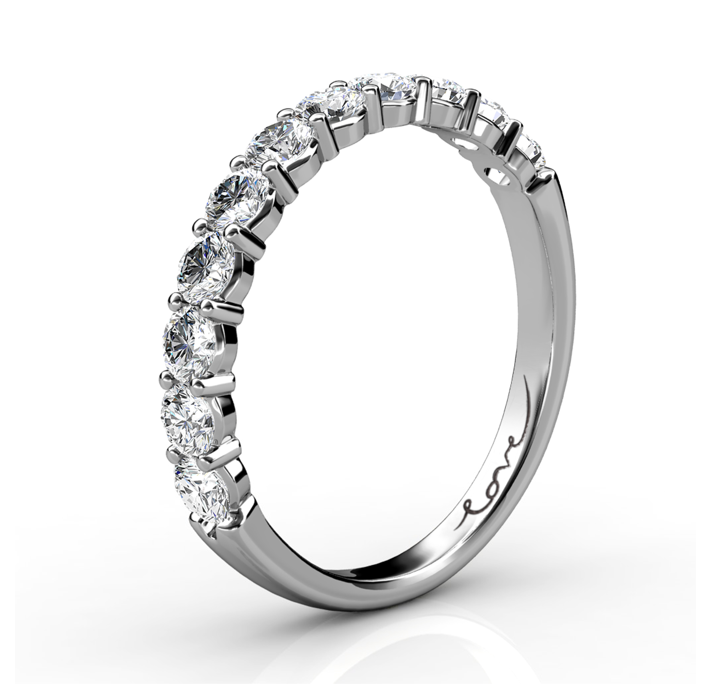 Diamond Wedding Ring I Want To Hold Your Hand 1/2 set .....