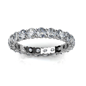 I Want To Hold Your Hand — White Gold Diamond Wedding Bands Ring