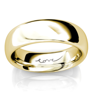 Jack 5 — Wedding Ring for Men in Gold vv