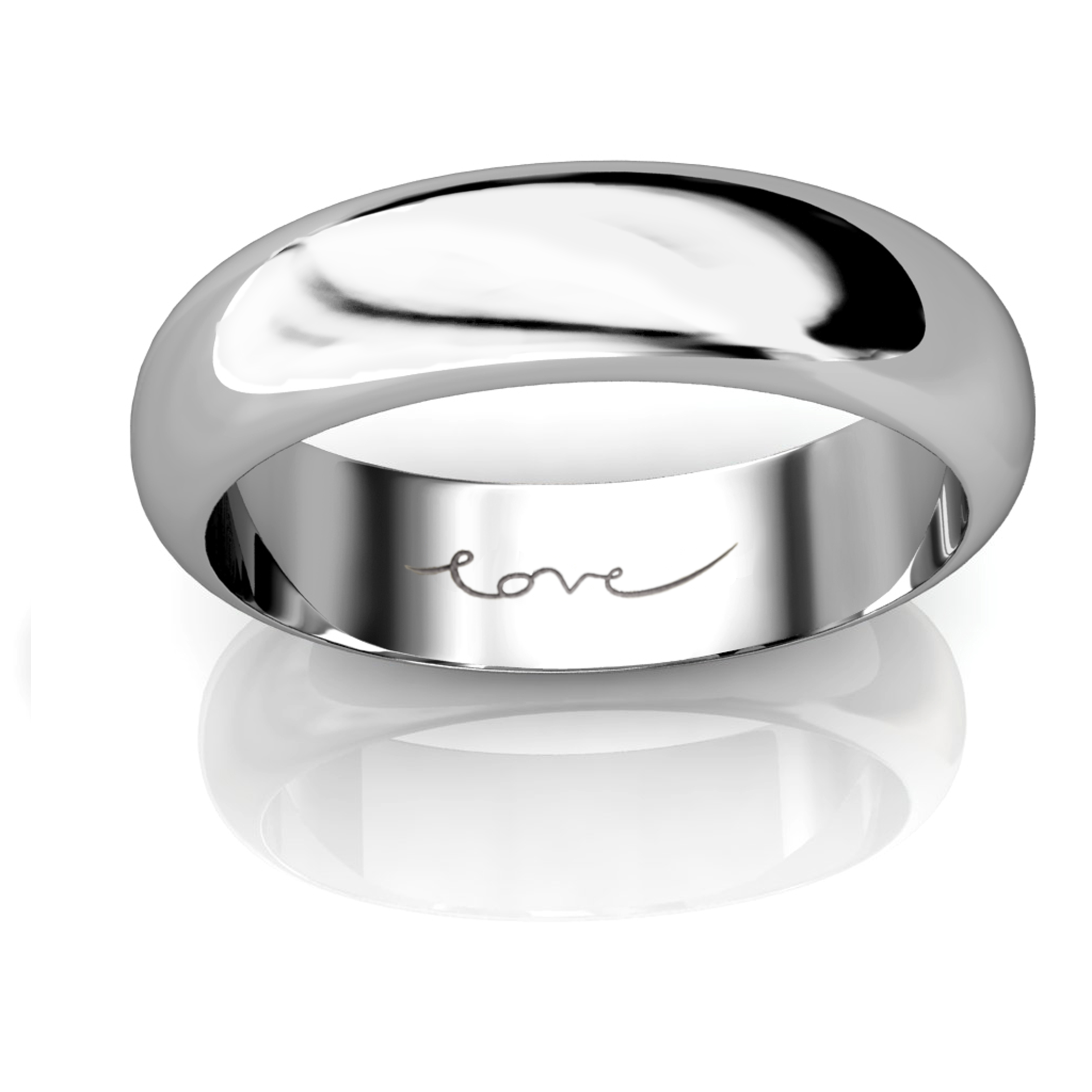 Song 5 — White Gold Mens Wedding Ring....