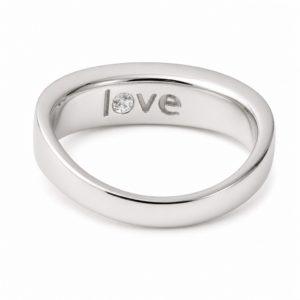 White Gold Wedding Ring | Love My Way