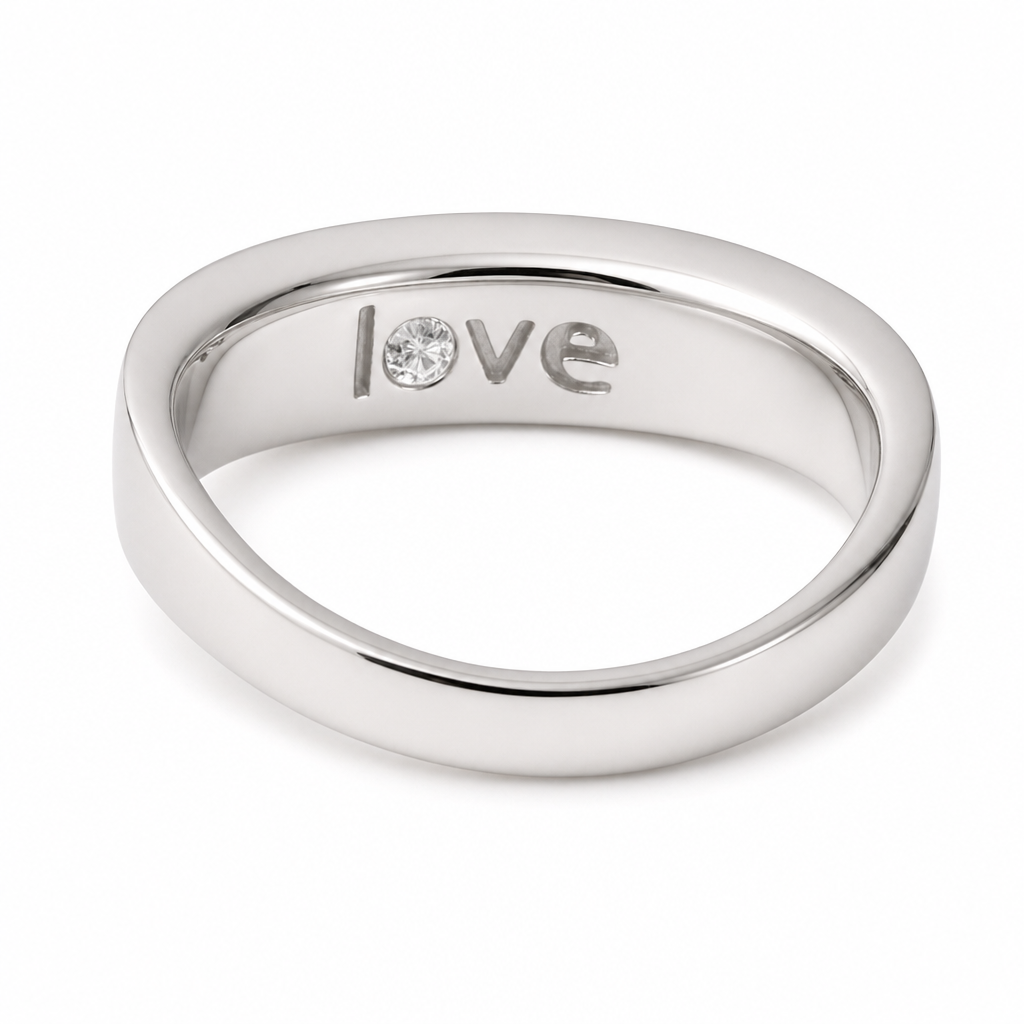 White Gold Wedding Ring | Love My Way