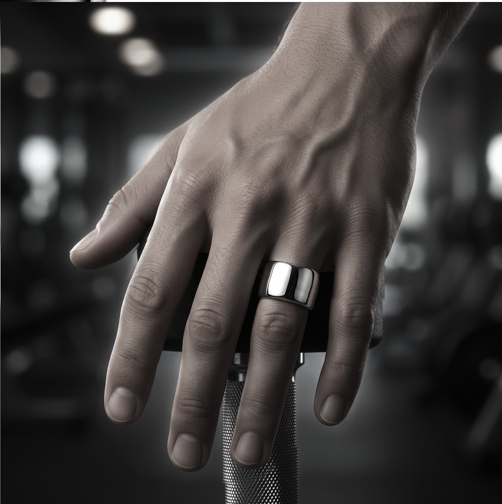 Sweet — White Gold Mens Wedding Ring ..