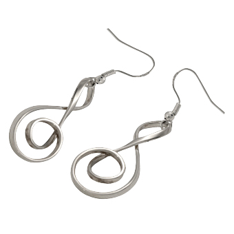 Faith Gold Earrings - The Faith Collection | Anniversary Gifts Ideas - Image 2