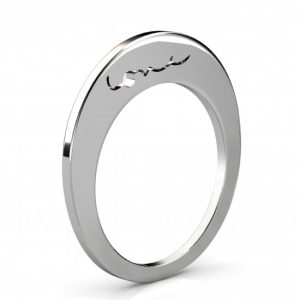Evolve Love Rings - 1.2 Round Sterling Silver