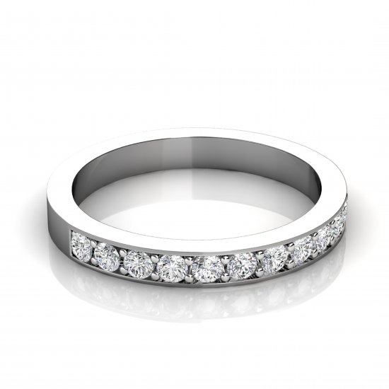 Got To Get You Into My Life .40ct | Wedding Ring 18k White Gold