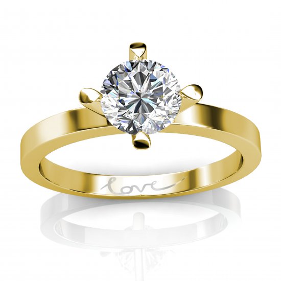 Seven | 1ct Diamond Ring | 18K Yellow Gold