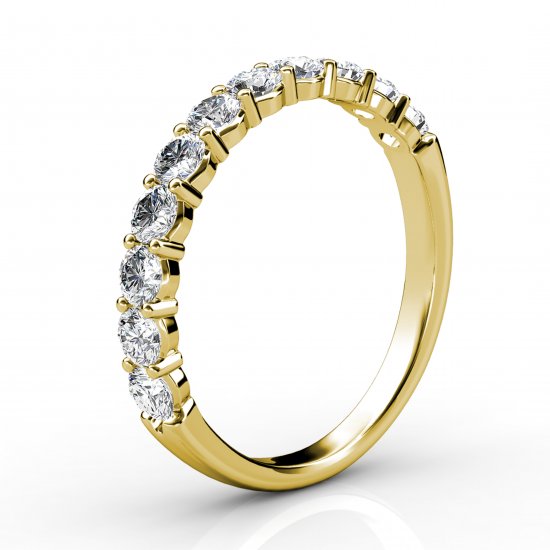 I Want To Hold Your Hand | 1/2 set .66ct | 9k Yellow Gold - Image 2