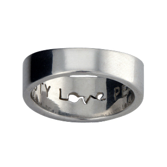 Love Peace Truth and Beauty | Contemporary Silver Jewellery - Image 2