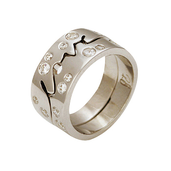 Love Times Love with Diamonds | Ring Design