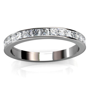 Channel Set White Gold Ring | Robert Young Jewellery