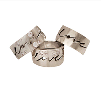 Love Times Love with Diamonds | Gold Rings
