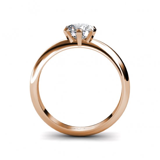 4Love | Rose Gold Engagement Ring | 9k Rose Gold - Image 4