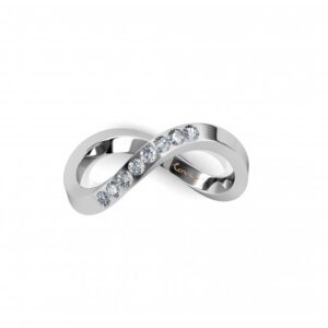 Homage to the Opera House | Eternity Ring |18K White Gold