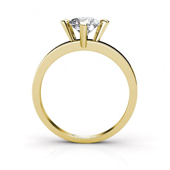 Seven | 1ct Diamond Ring | 18K Yellow Gold