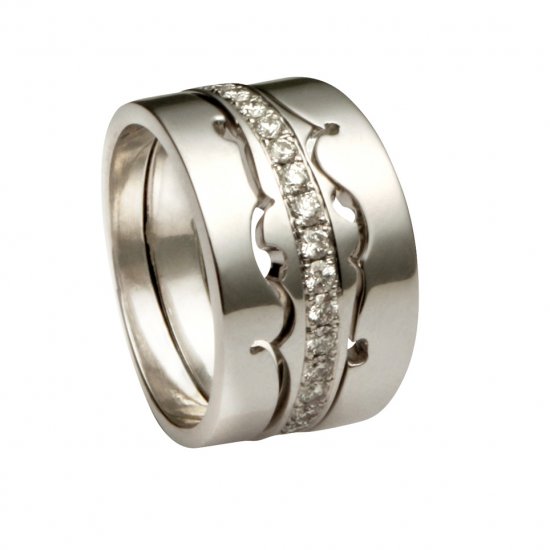 Love Times Three .45ct | Eternity Rings Made of Gold - Image 4