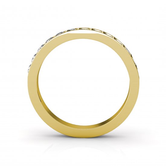 Got To Get You Into My Life 1/2 set Eternity Ring 18 Yellow Gold