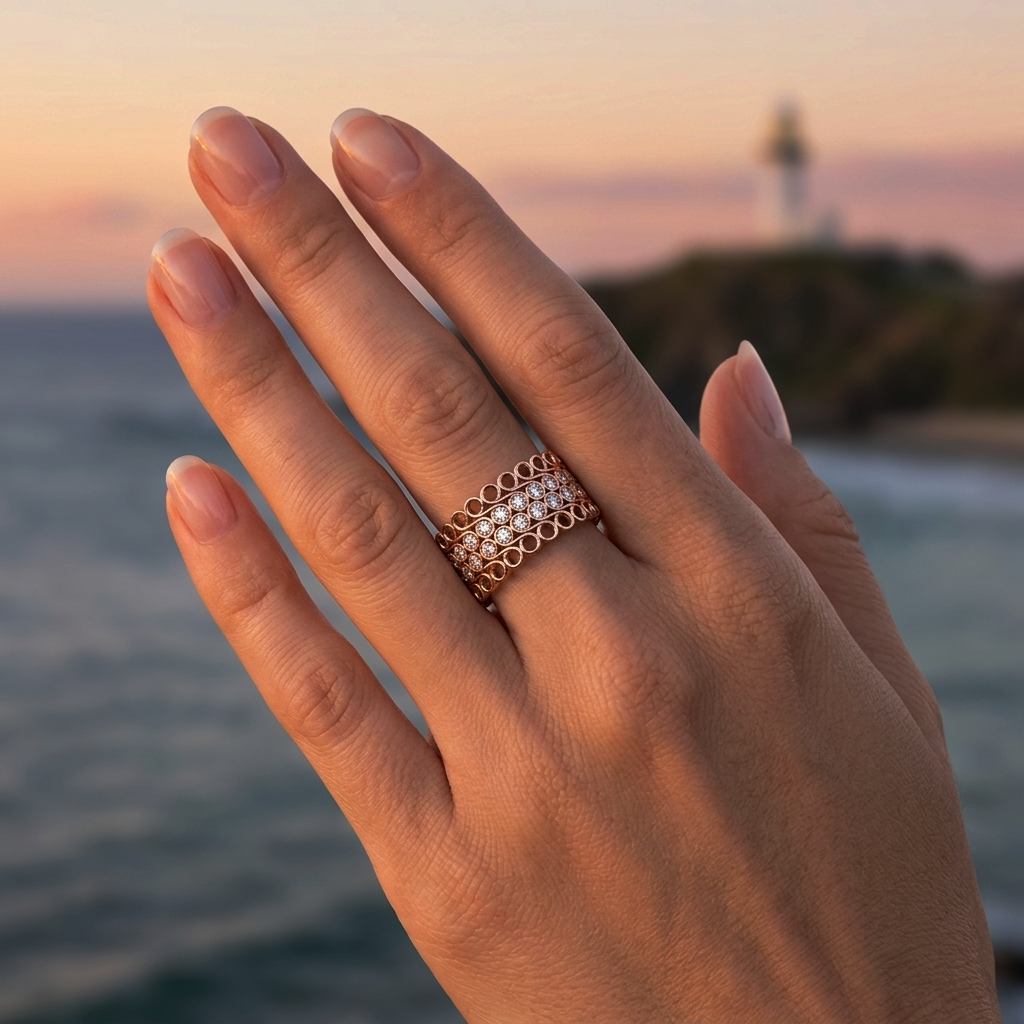 La-la lets dance 10/50 | Eternity Ring | Robert Young Jewellery vv
