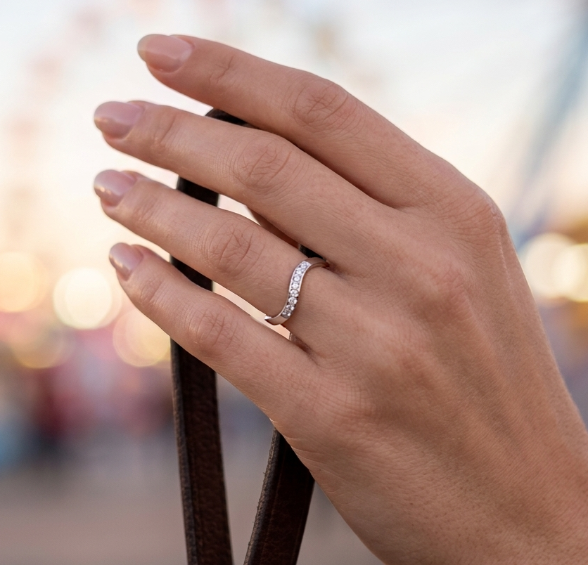 Eternity Ring White Gold vv