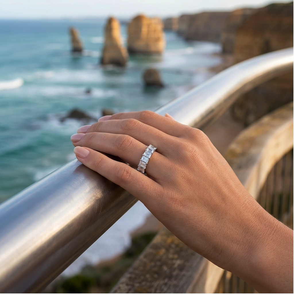 Baguette Eternity Rings nn
