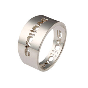 Double Love | Sterling Silver Love Ring