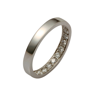 Can’t Buy Me Love | Wedding Ring |18k White Gold