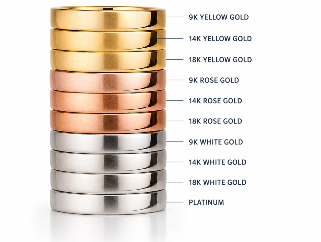 Jewellery and gold colours.